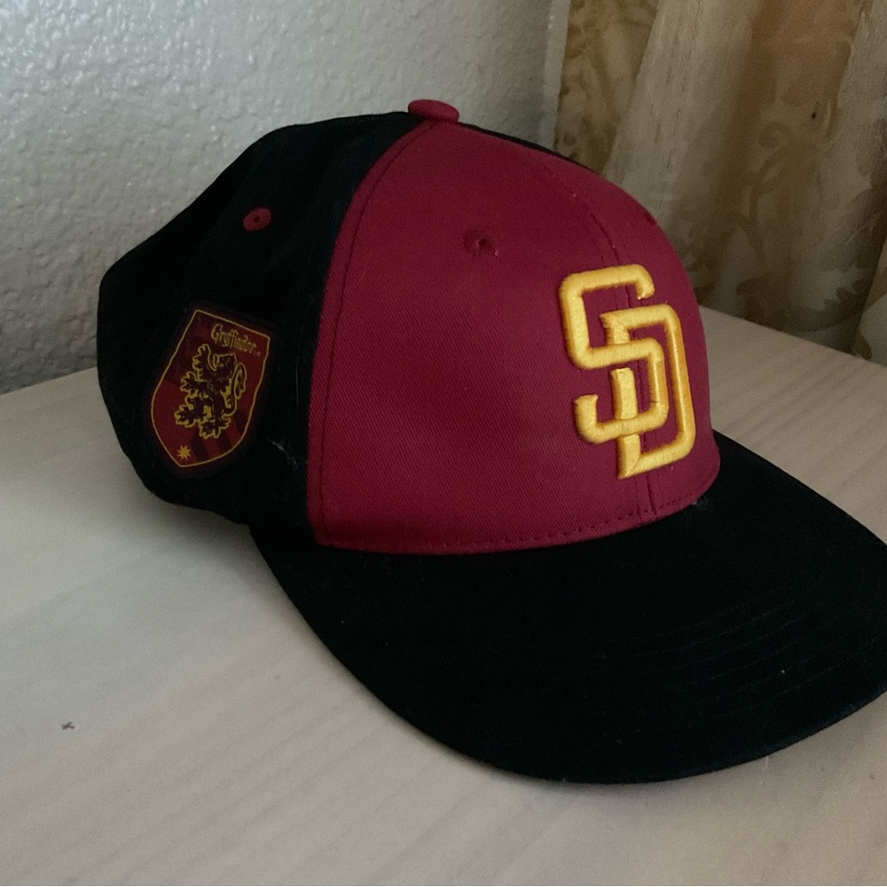 Baseball Cap San Diego Padres Harry Potter Theme Night Gryffindor Snapback